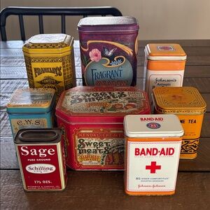 Tin Container Collection